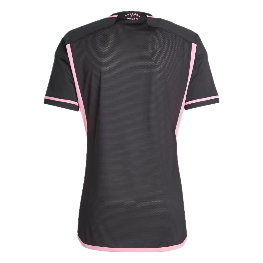 adidas Inter Miami CF 23-24 Away Authentic Jersey - Black/Pink