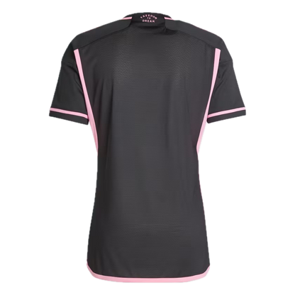 adidas Inter Miami CF 23-24 Away Authentic Jersey - Black/Pink