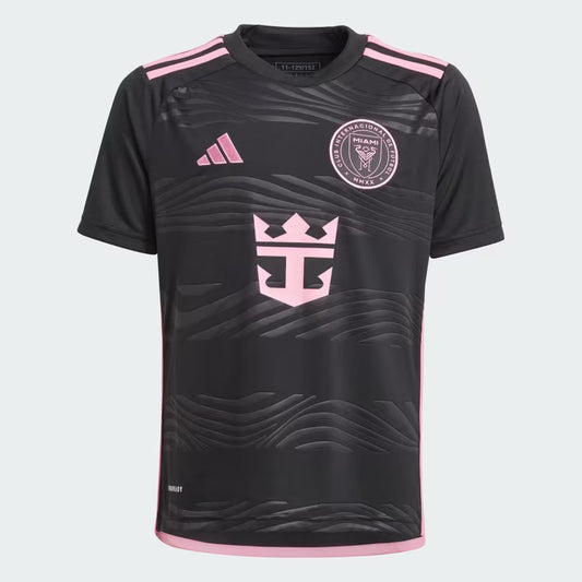 adidas Inter Miami CF Away Kids Jersey 23/24 - Black/Pink