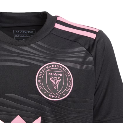 adidas Inter Miami CF Away Kids Jersey 23/24 - Black/Pink