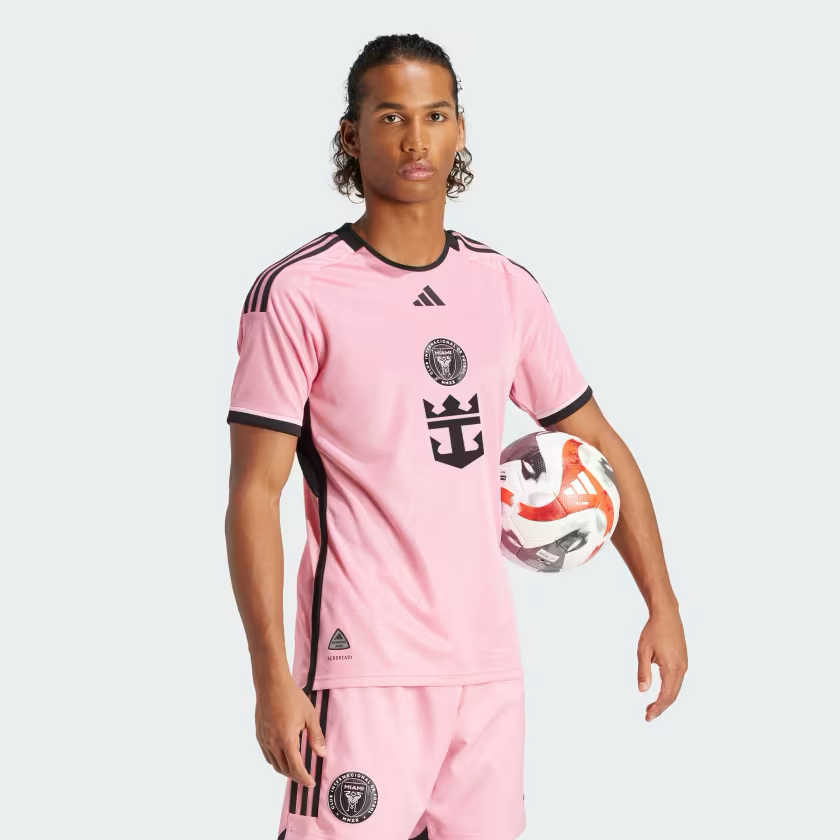 adidas Inter Miami CF 24-25 Home Authentic Jersey - Easy Pink