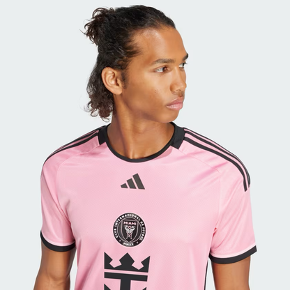 adidas Inter Miami CF 24-25 Home Authentic Jersey - Easy Pink