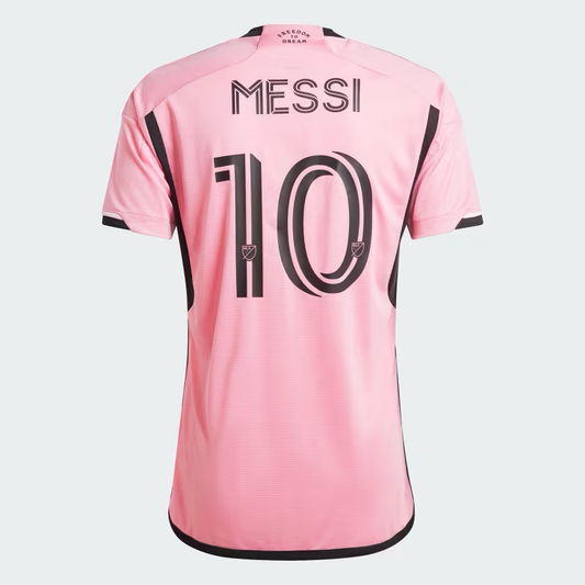 adidas Inter Miami CF 24-25 Home Authentic Jersey Messi - Easy Pink