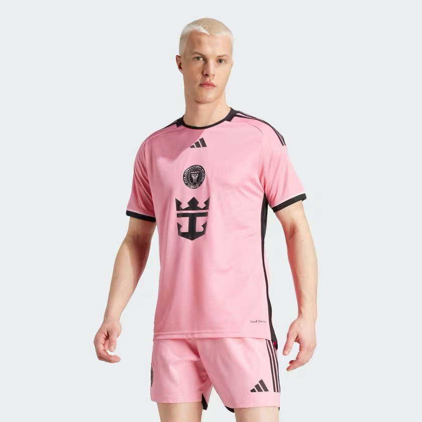 adidas Inter Miami CF 24-25 Home Authentic Jersey Messi - Easy Pink