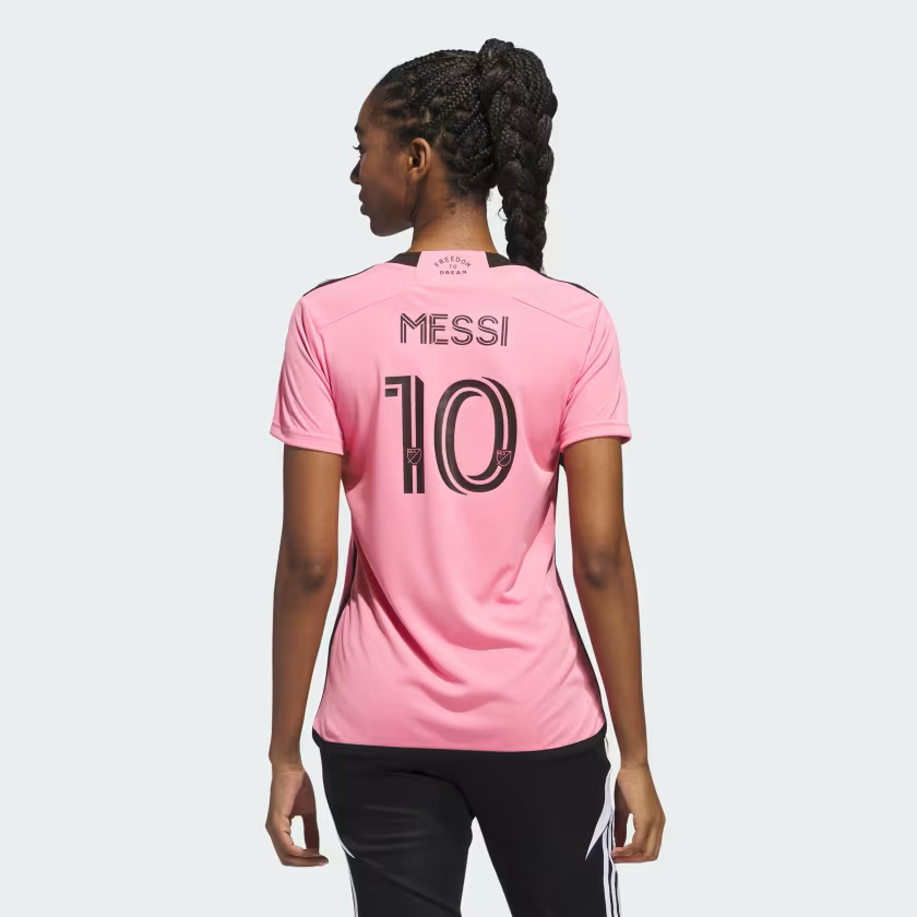 adidas Inter Miami CF 24-25 Home Authentic W Jersey Messi - Easy Pink