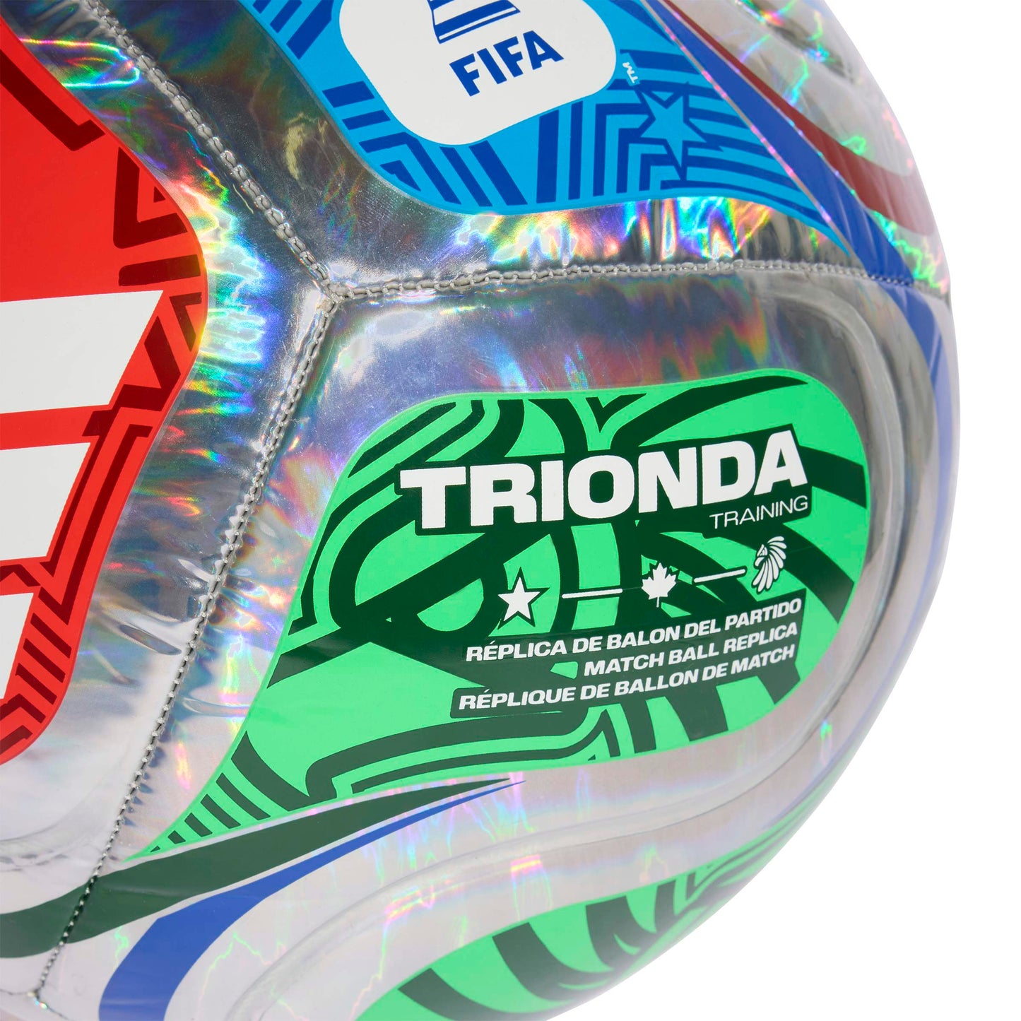 adidas FIFA World Cup 26™ Trionda Training Foil Ball - Multicolor / White / Royal Blue / Solar Blue