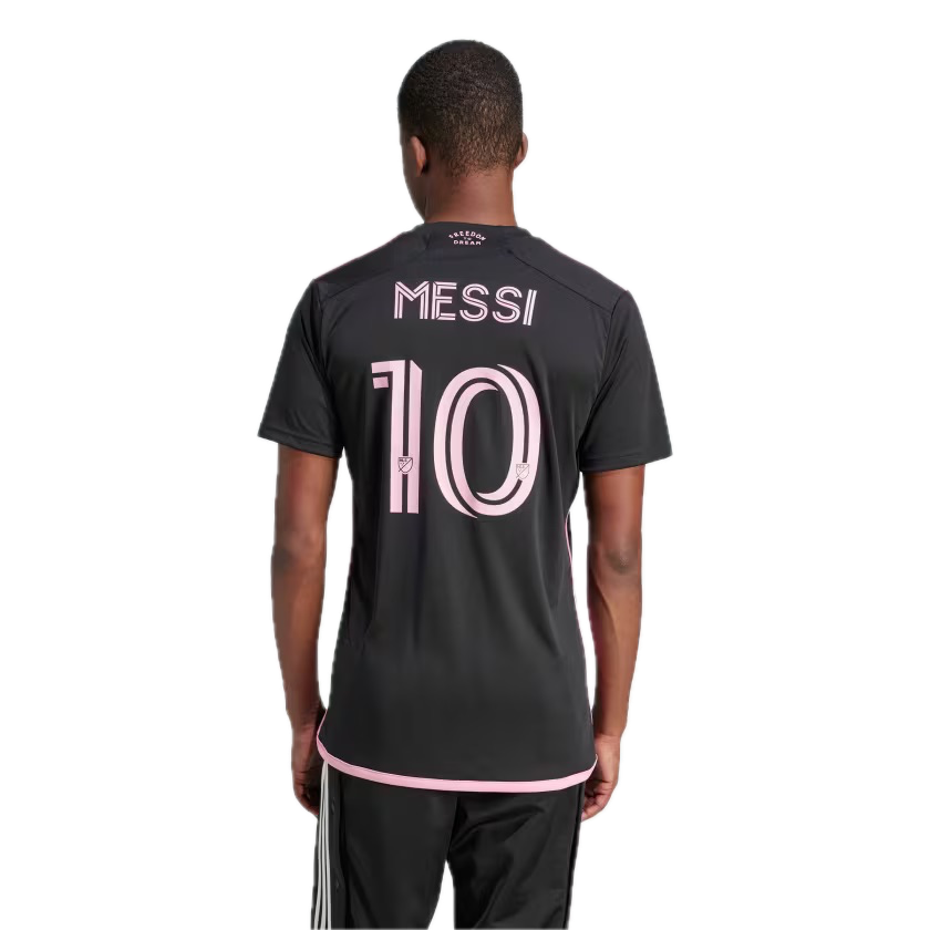 adidas Inter Miami CF 'Messi' Away Jersey 23-24 - Black/Pink