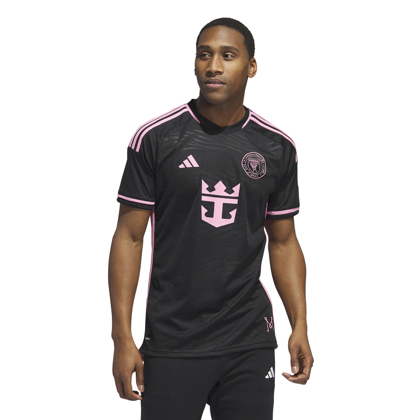 adidas Inter Miami CF 'Messi' Away Authentic Jersey 23-24 - Black/Pink