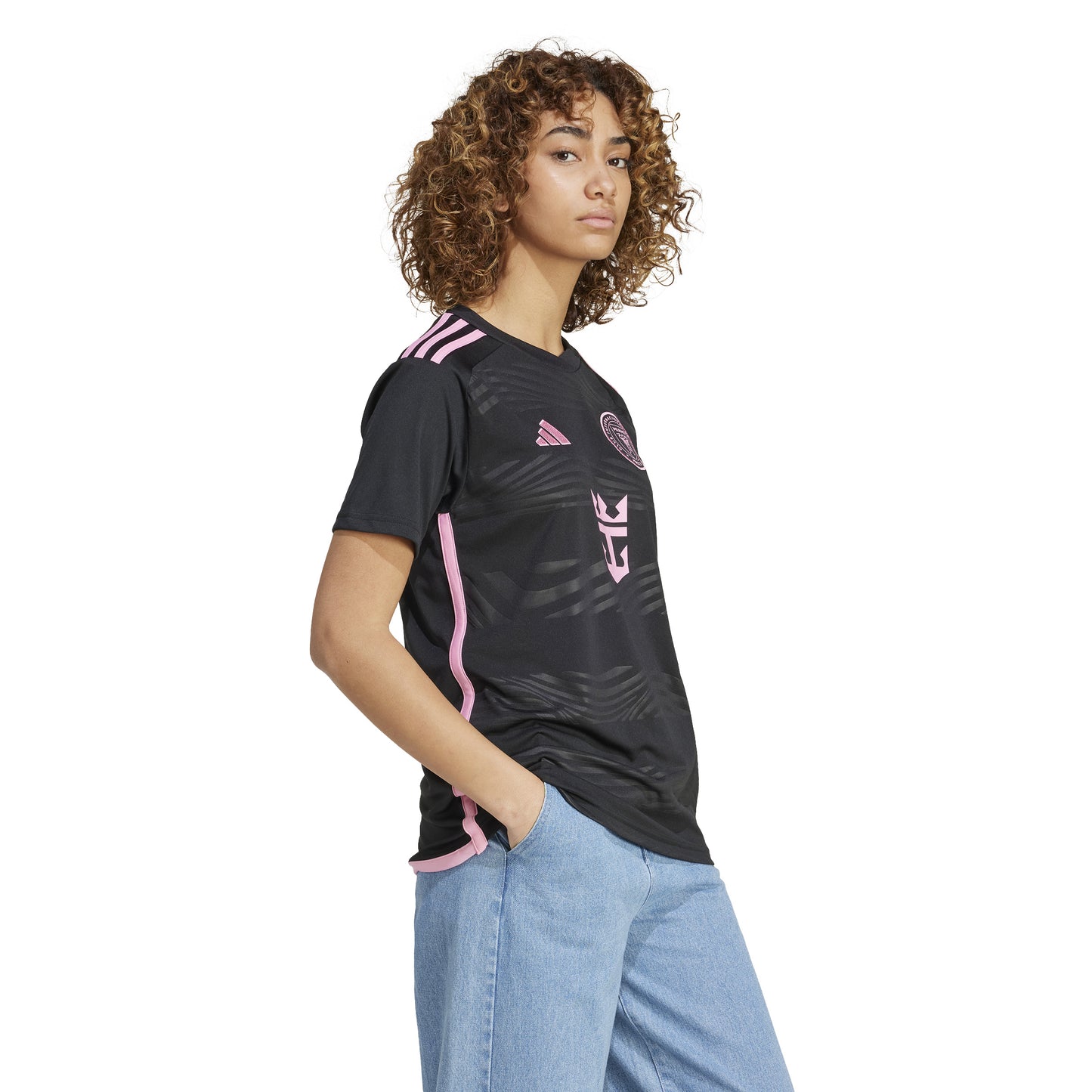 adidas Inter Miami CF 'Messi' W Away Jersey 23-24 - Black/Pink