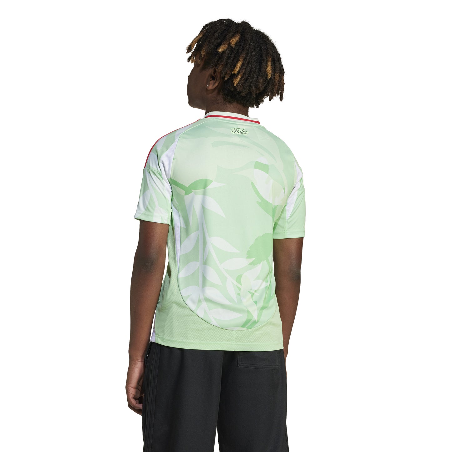 adidas Italy 24 Away Jersey Kids - Glory Mint