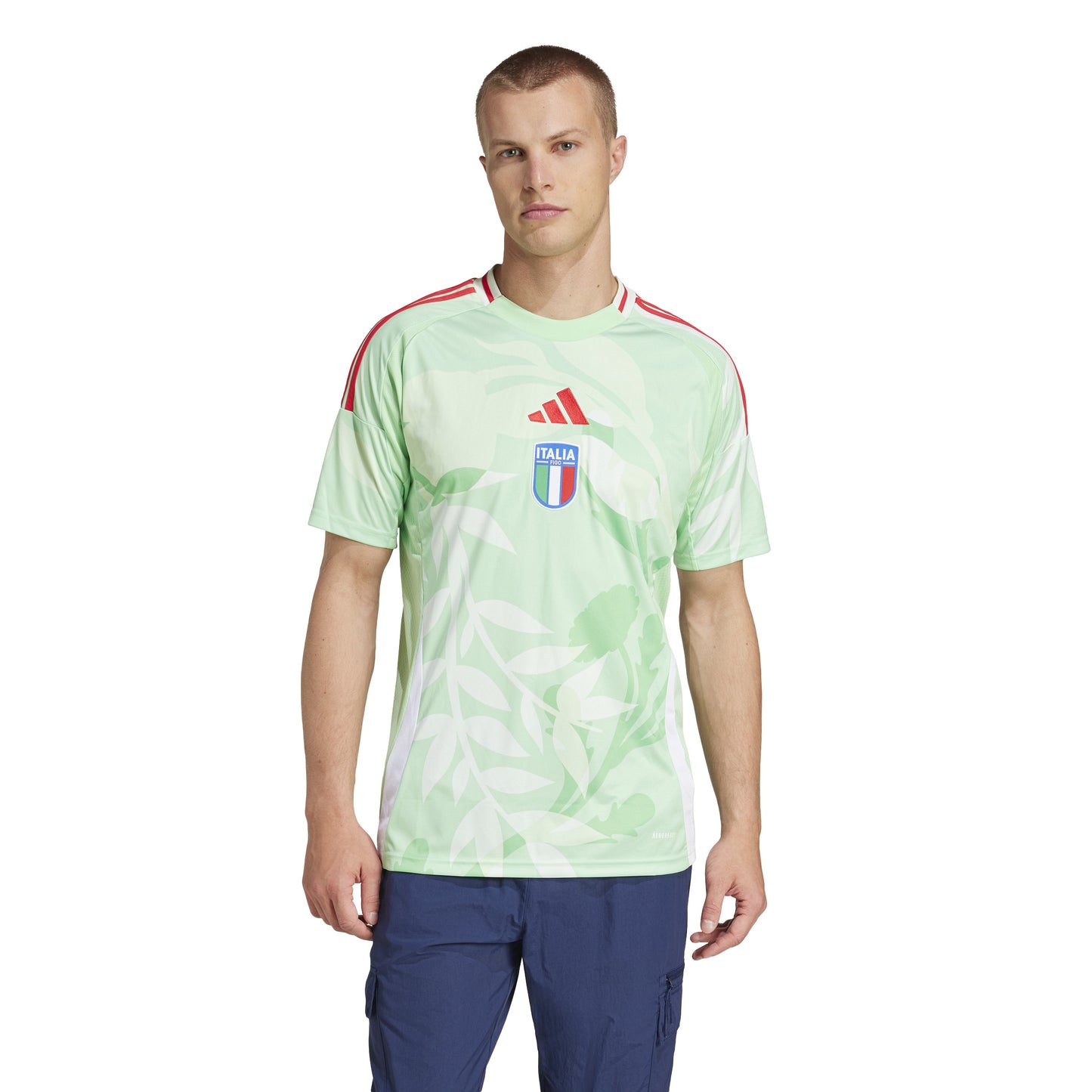 adidas Italy 25 Away Jersey - Glory Mint