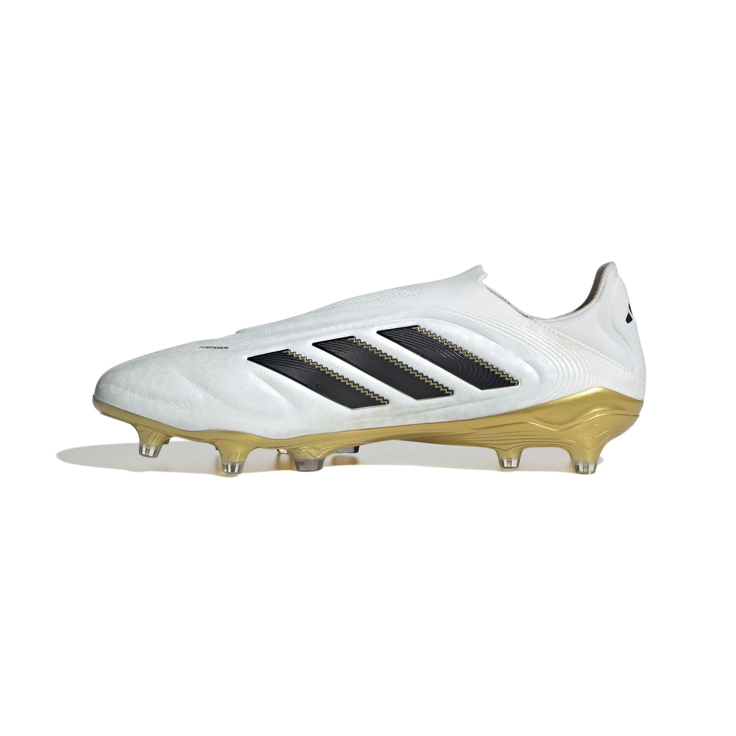 adidas Copa Pure 3 ELITE Laceless FG - Zero Metalic / Core Black / Gold Metalli