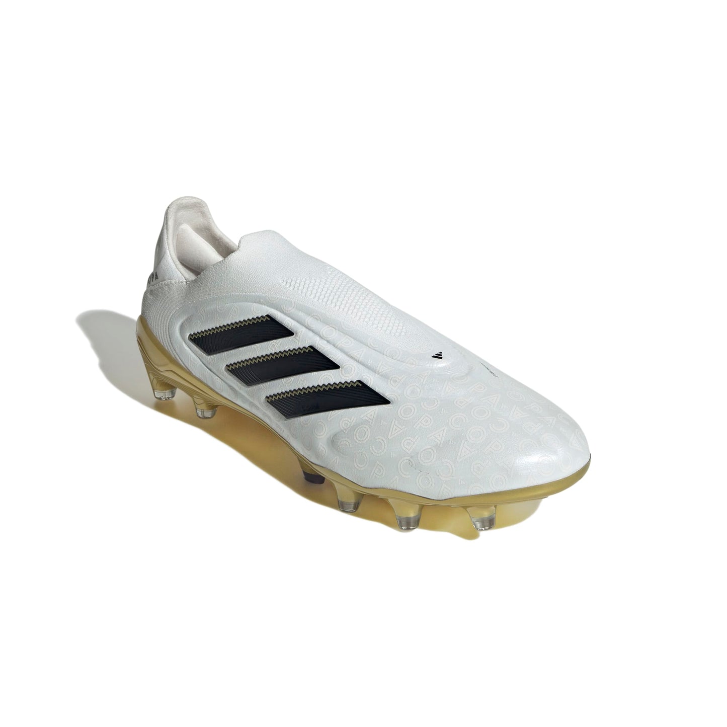 adidas Copa Pure 3 ELITE Laceless FG - Zero Metalic / Core Black / Gold Metalli