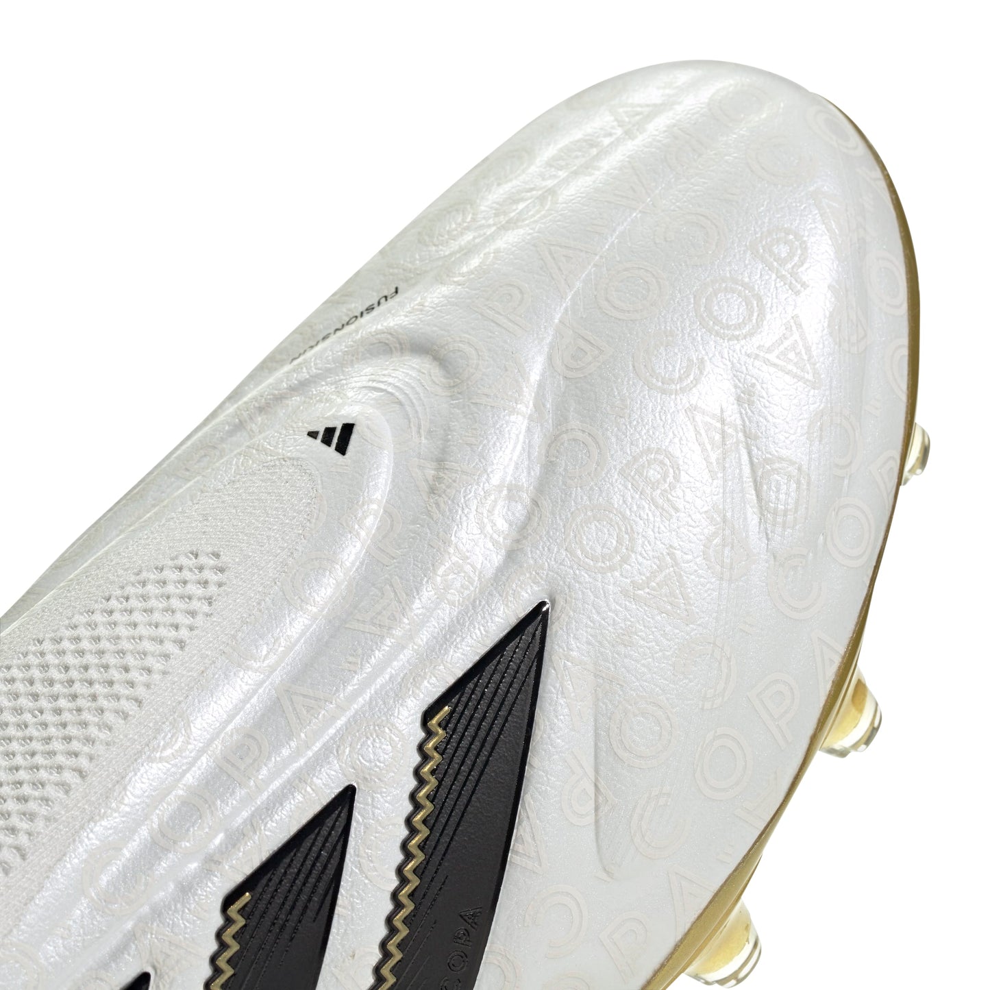 adidas Copa Pure 3 ELITE Laceless FG - Zero Metalic / Core Black / Gold Metalli