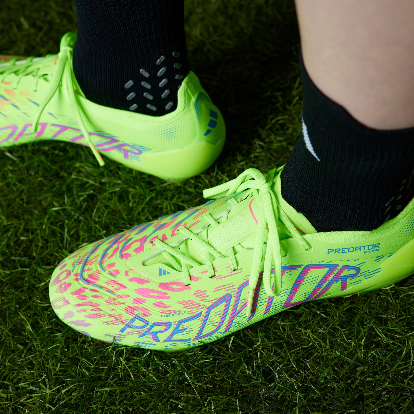 adidas Predator Elite FG - Lucid Lemon / Lucid Pink / Blue Fusion