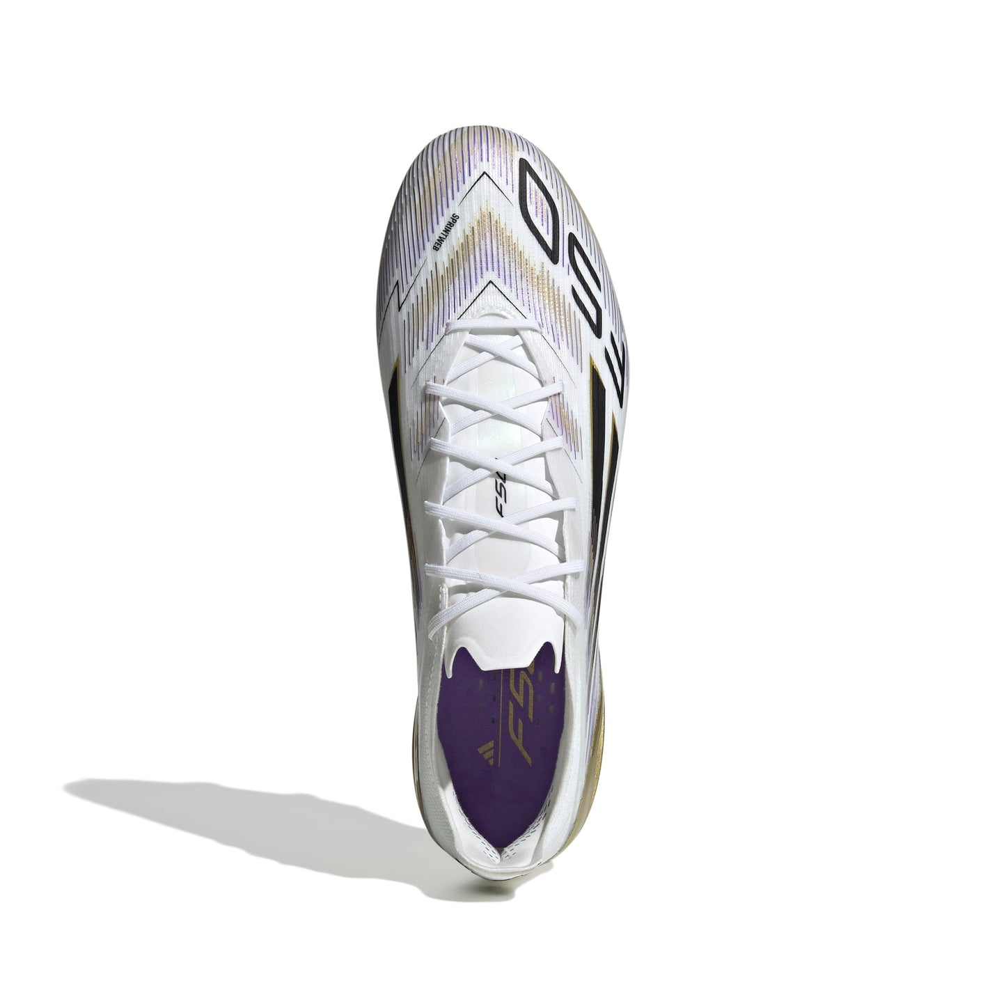 adidas F50 Elite FG - Cloud White / Core Black / Gold Metallic