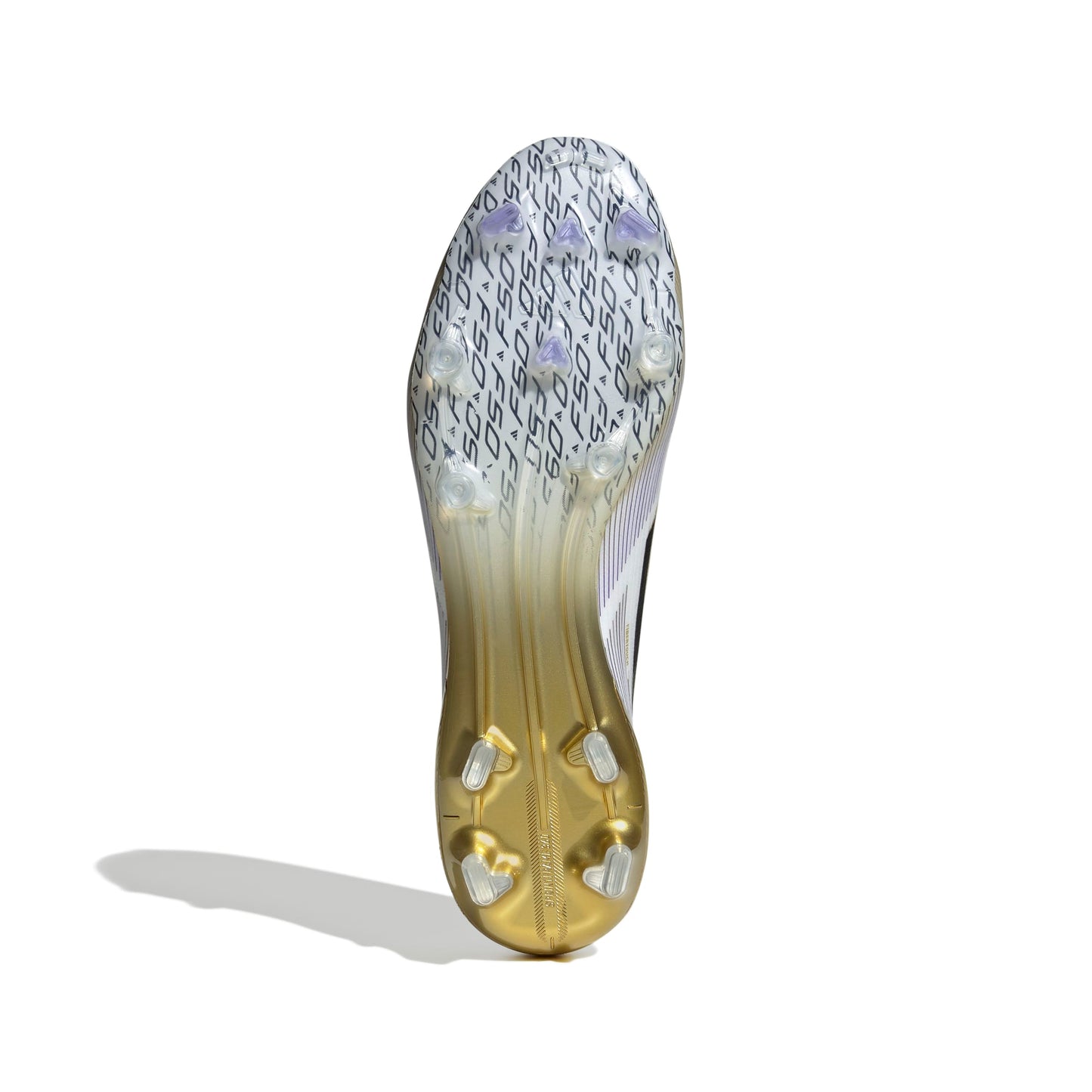 adidas F50 Elite Laceless FG - White / Core Black / Gold Metallic