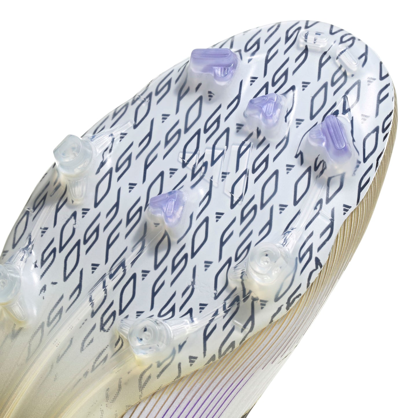 adidas F50 Elite Laceless FG - White / Core Black / Gold Metallic