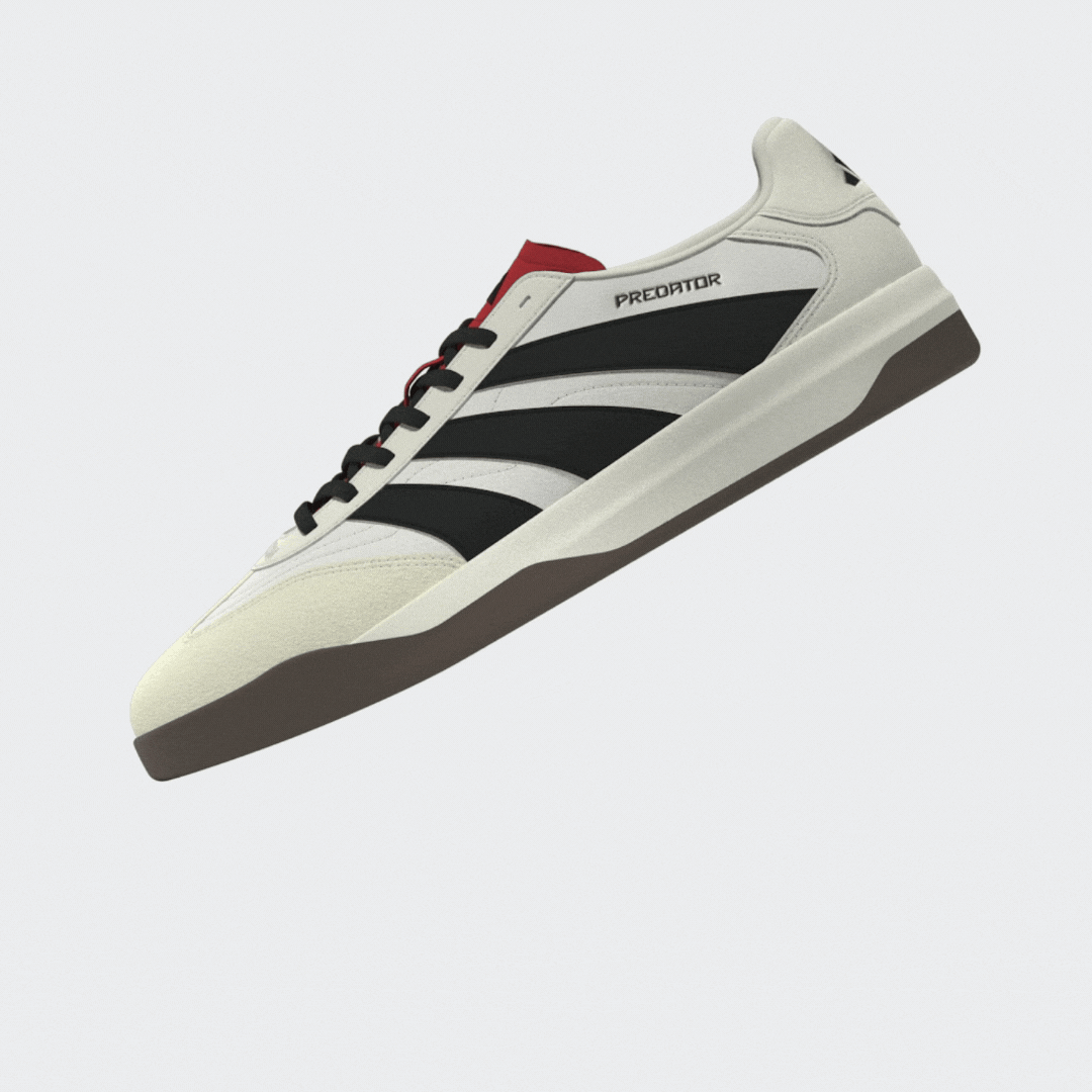 adidas Predator Freestyle - Off White / Core Black / Pure Ruby