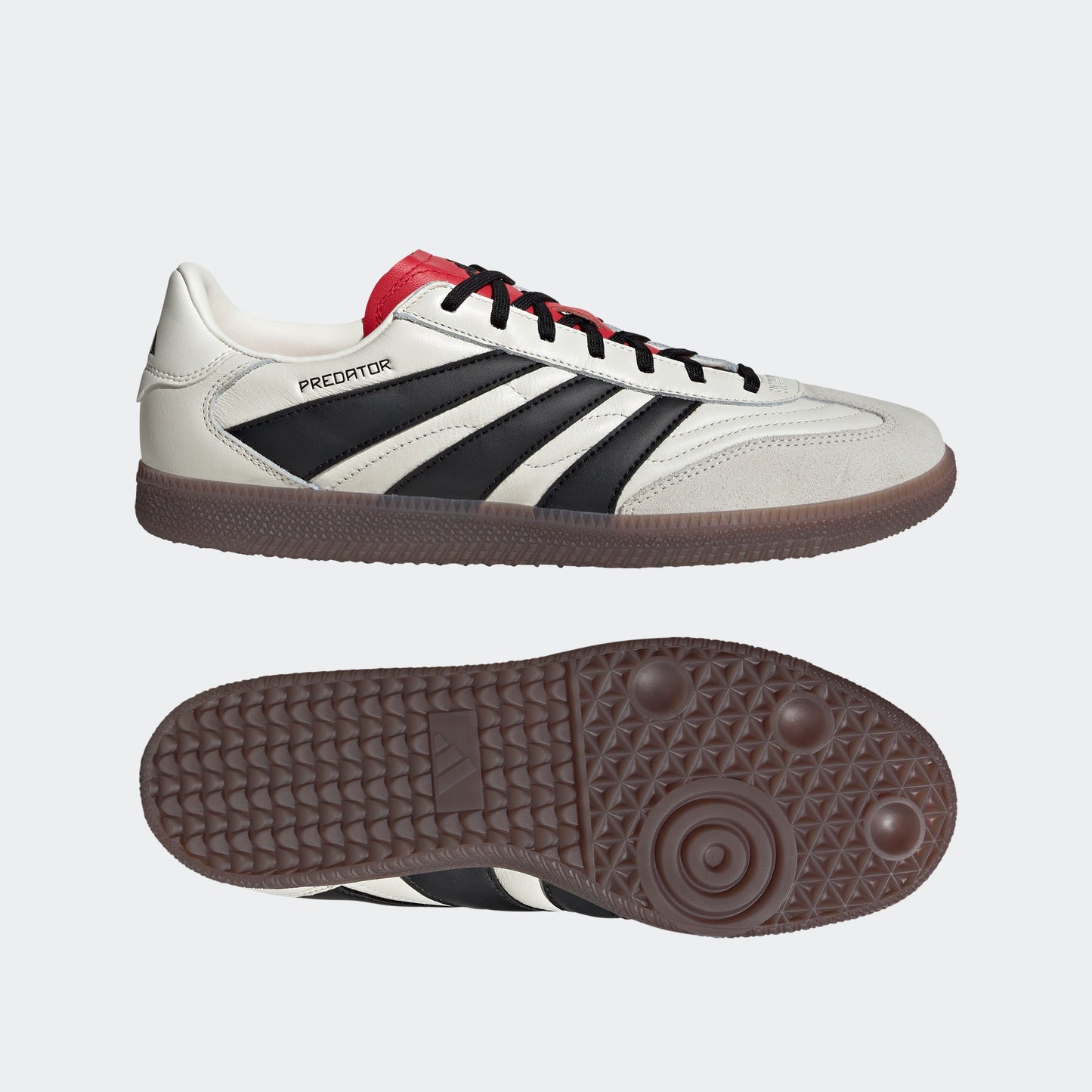 adidas Predator Freestyle - Off White / Core Black / Pure Ruby