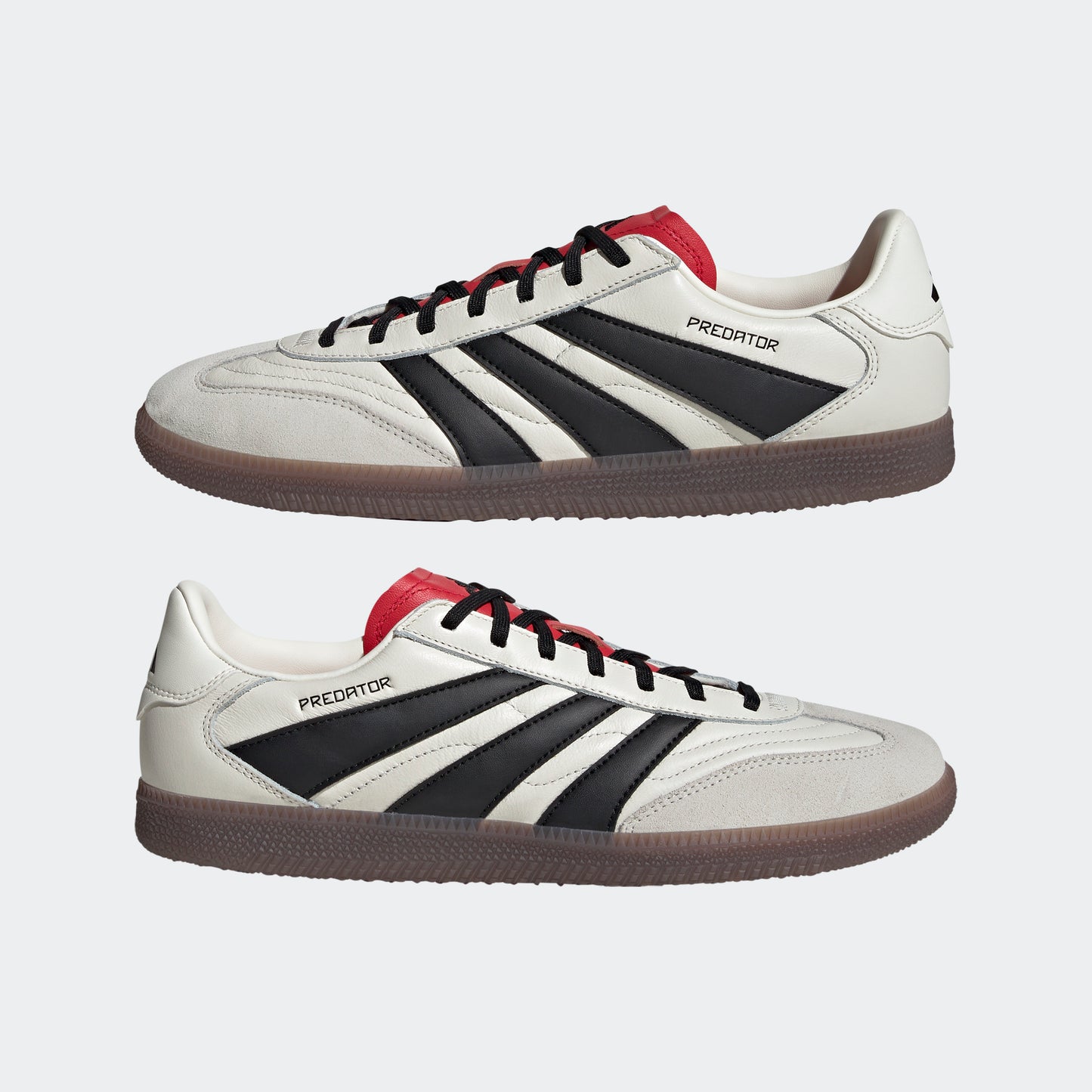 adidas Predator Freestyle - Off White / Core Black / Pure Ruby