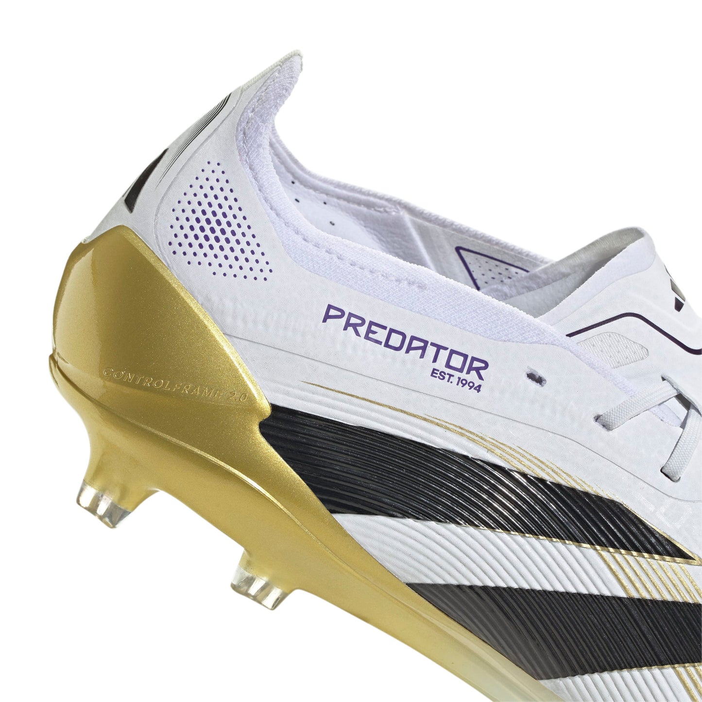 adidas Predator Elite FG - White / Core Black / Gold Metallic