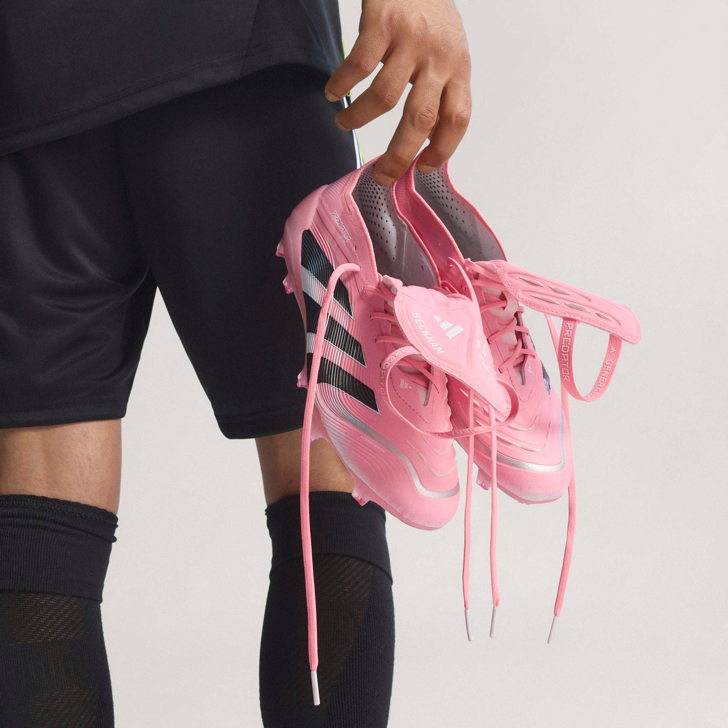 adidas Predator Elite FG Beckham Fold-Over Tongue - Beam Pink / Core Black / Cloud White