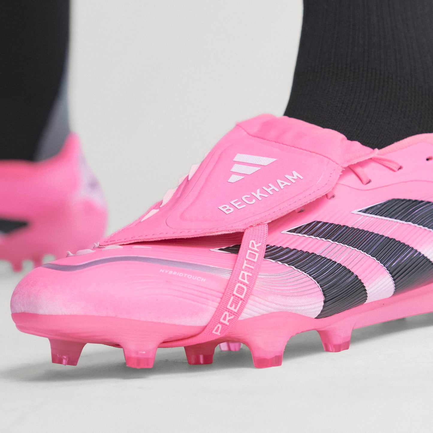 adidas Predator Elite FG Beckham Fold-Over Tongue - Beam Pink / Core Black / Cloud White