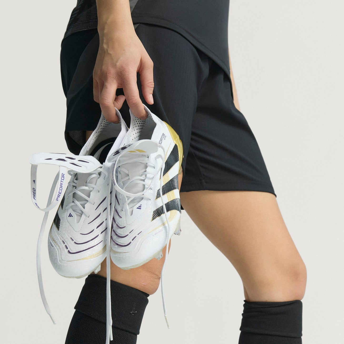 adidas Predator Elite FG Fold-Over Tongue - White / Core Black / Gold Metallic