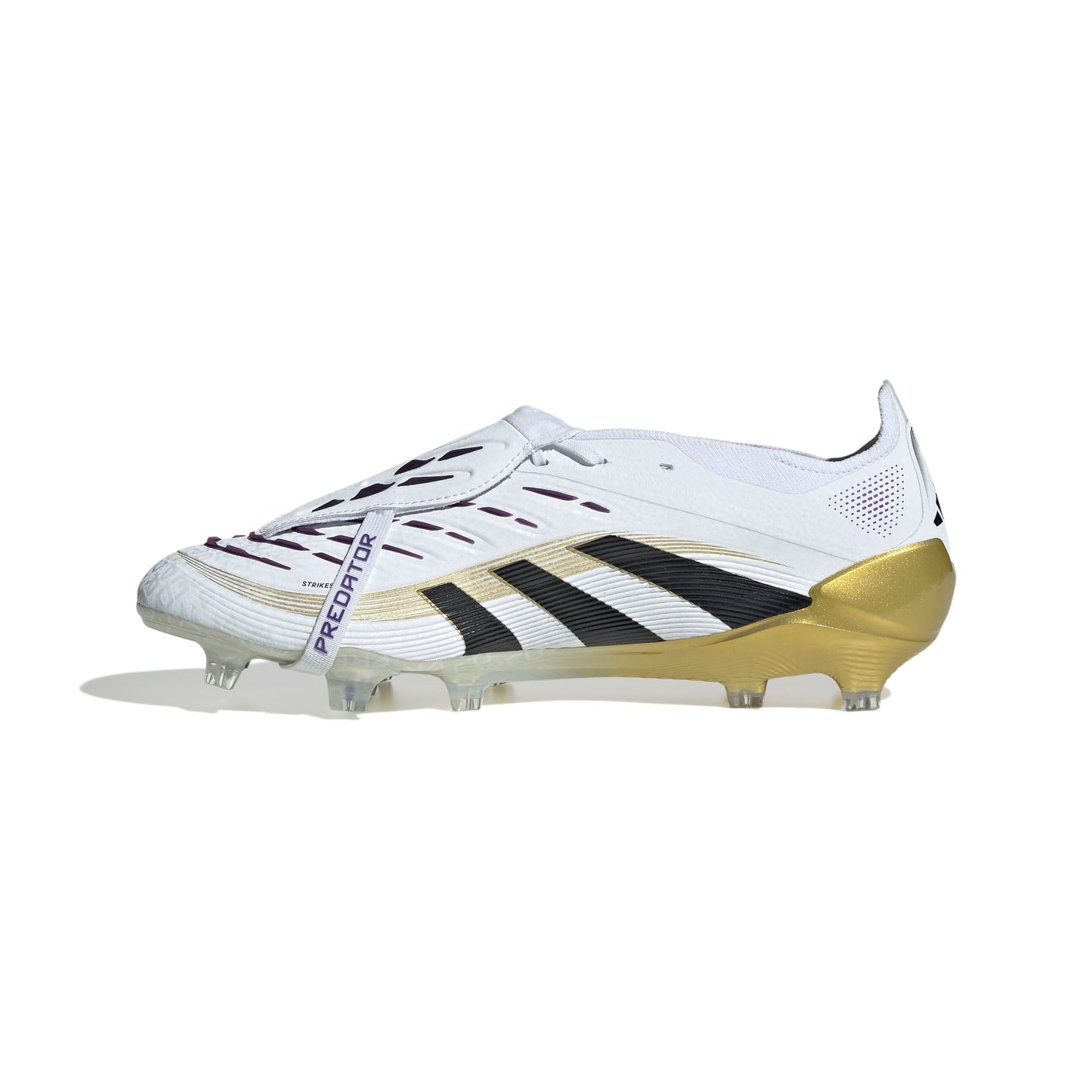 adidas Predator Elite FG Fold-Over Tongue - White / Core Black / Gold Metallic