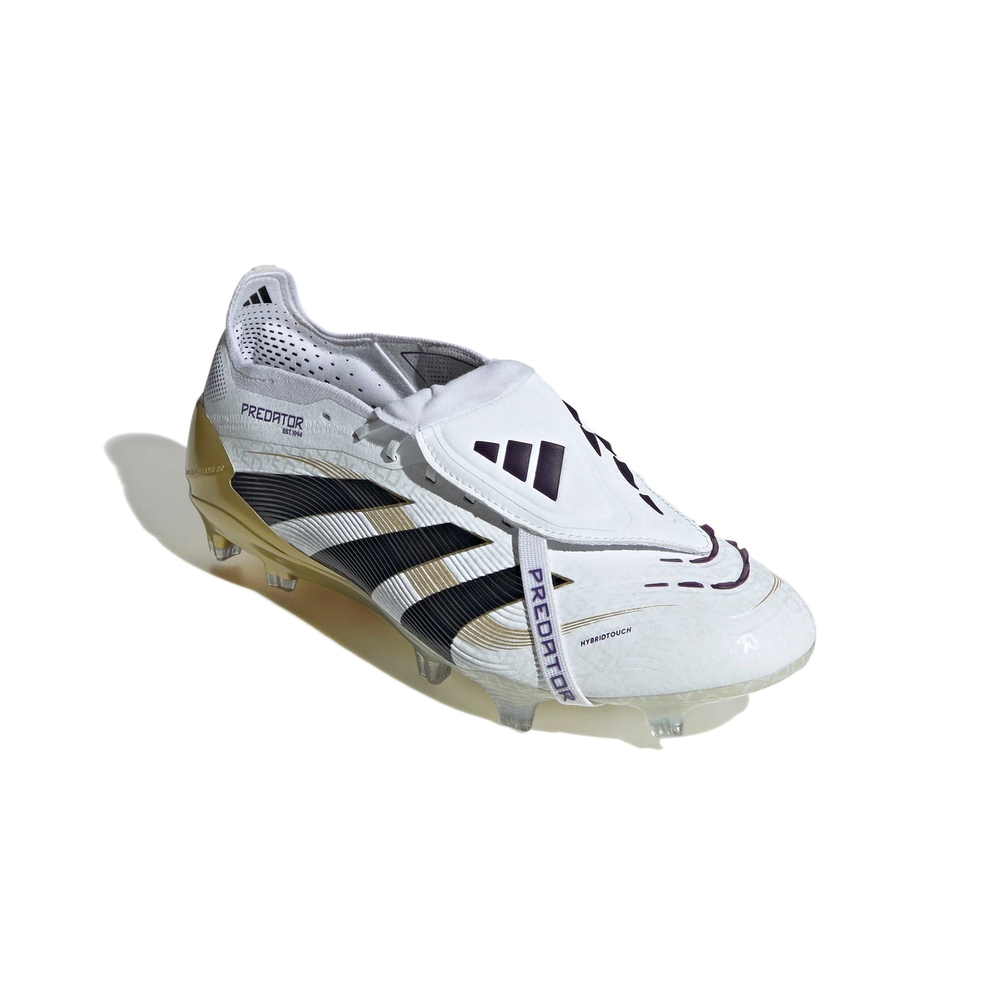 adidas Predator Elite FG Fold-Over Tongue - White / Core Black / Gold Metallic