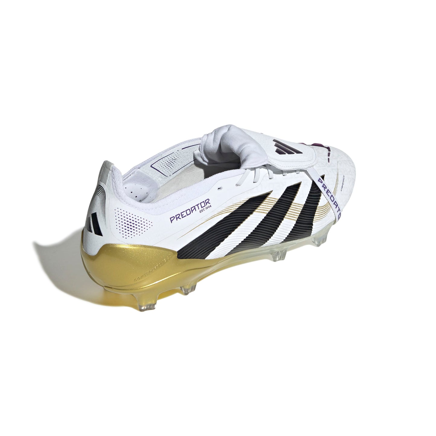 adidas Predator Elite FG Fold-Over Tongue - White / Core Black / Gold Metallic