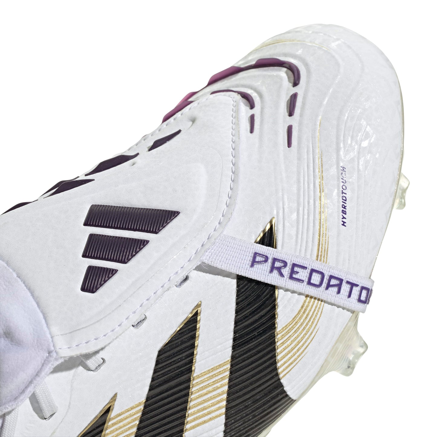 adidas Predator Elite FG Fold-Over Tongue - White / Core Black / Gold Metallic