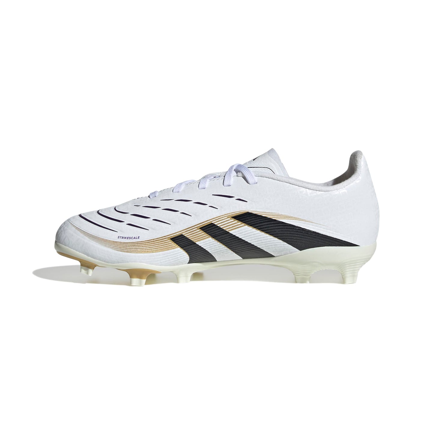 adidas Predator League J FG - White / Black / Gold