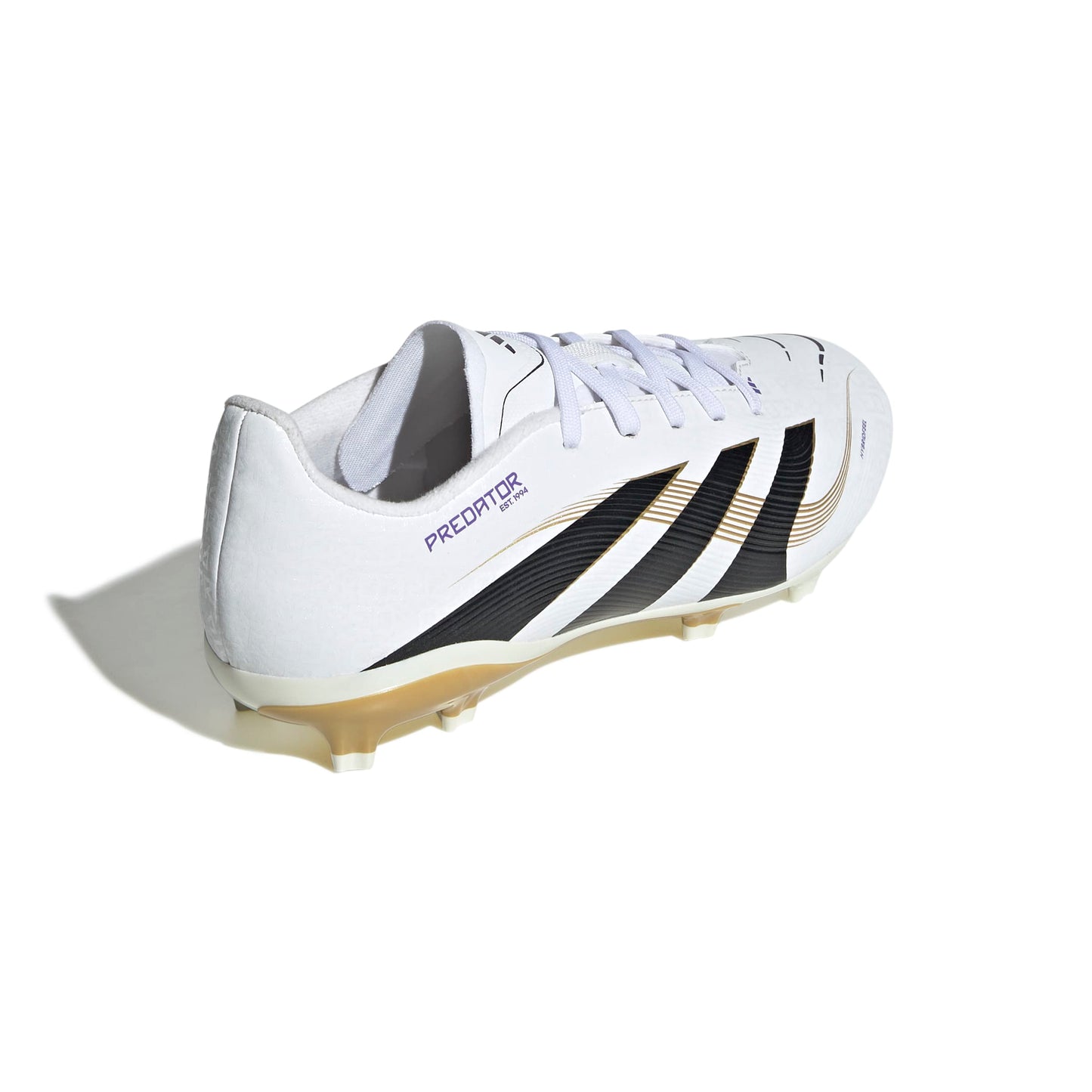 adidas Predator League J FG - White / Black / Gold
