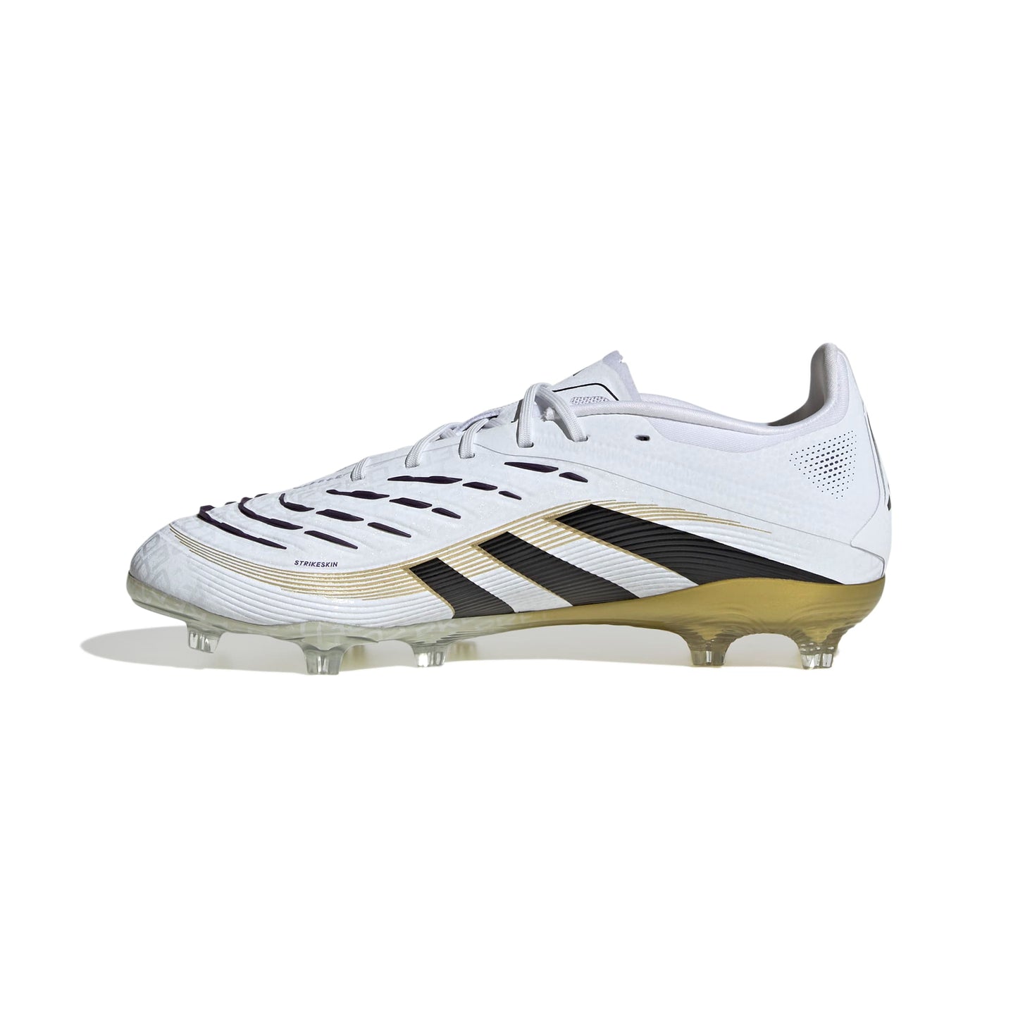 adidas Predator Elite J FG - White / Black / Gold