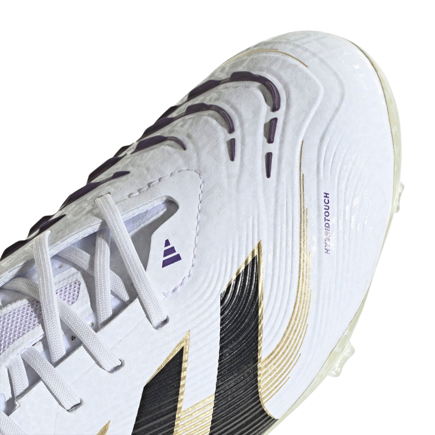 adidas Predator Elite J FG - White / Black / Gold