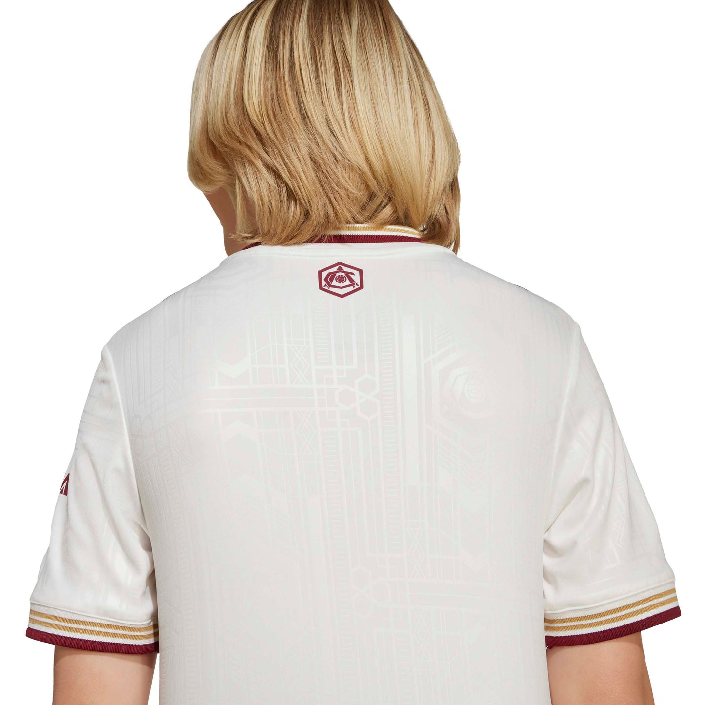 adidas Arsenal FC 25-26 Jr Third Jersey - Cloud White / Team Coll Burgundy 2