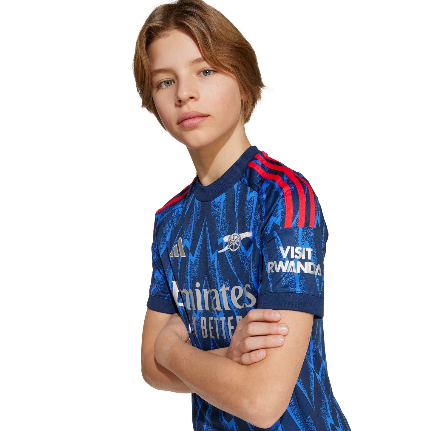 adidas Arsenal FC 25-26 Jr Away Jersey - Night Indigo / Grey Two