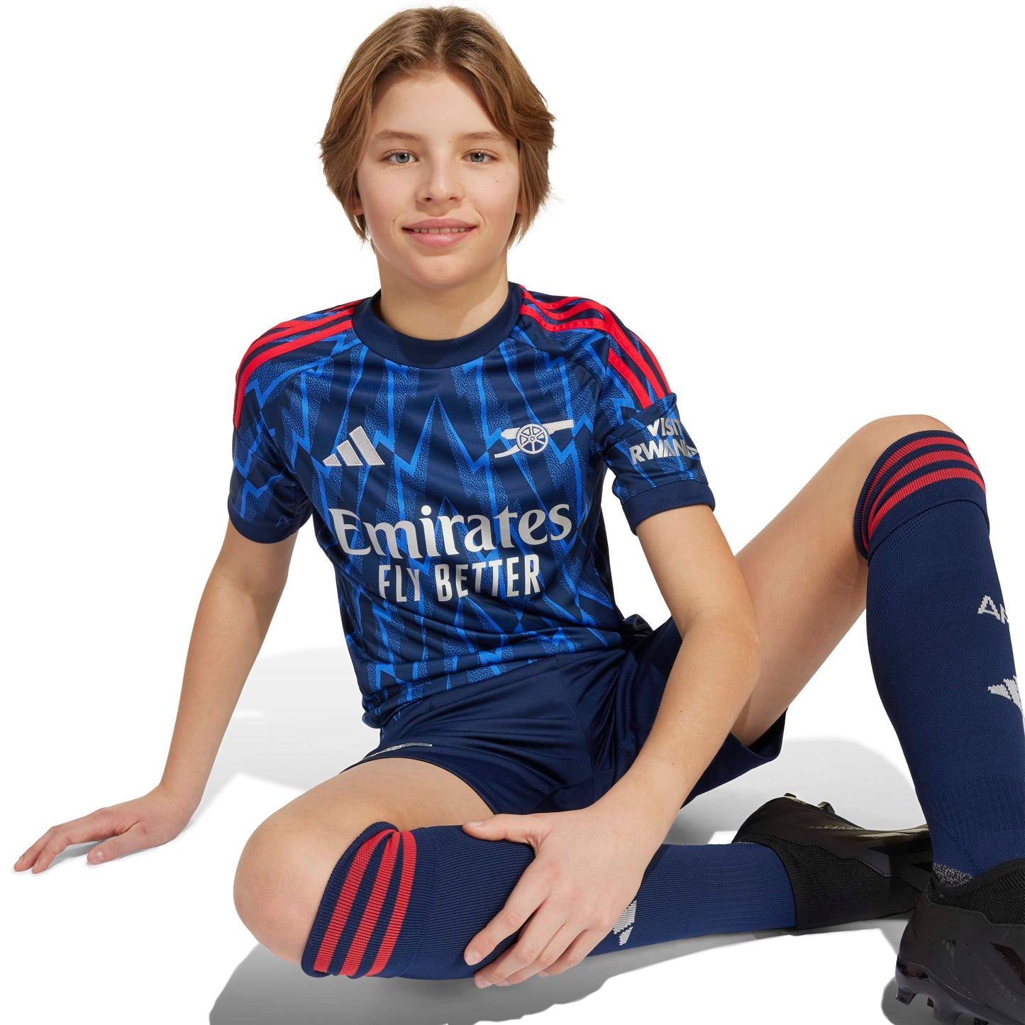 adidas Arsenal FC 25-26 Jr Away Jersey - Night Indigo / Grey Two