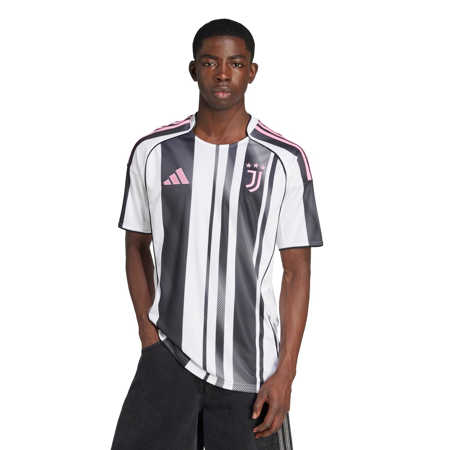 adidas Juventus 25-26 Home Jersey - White / Black