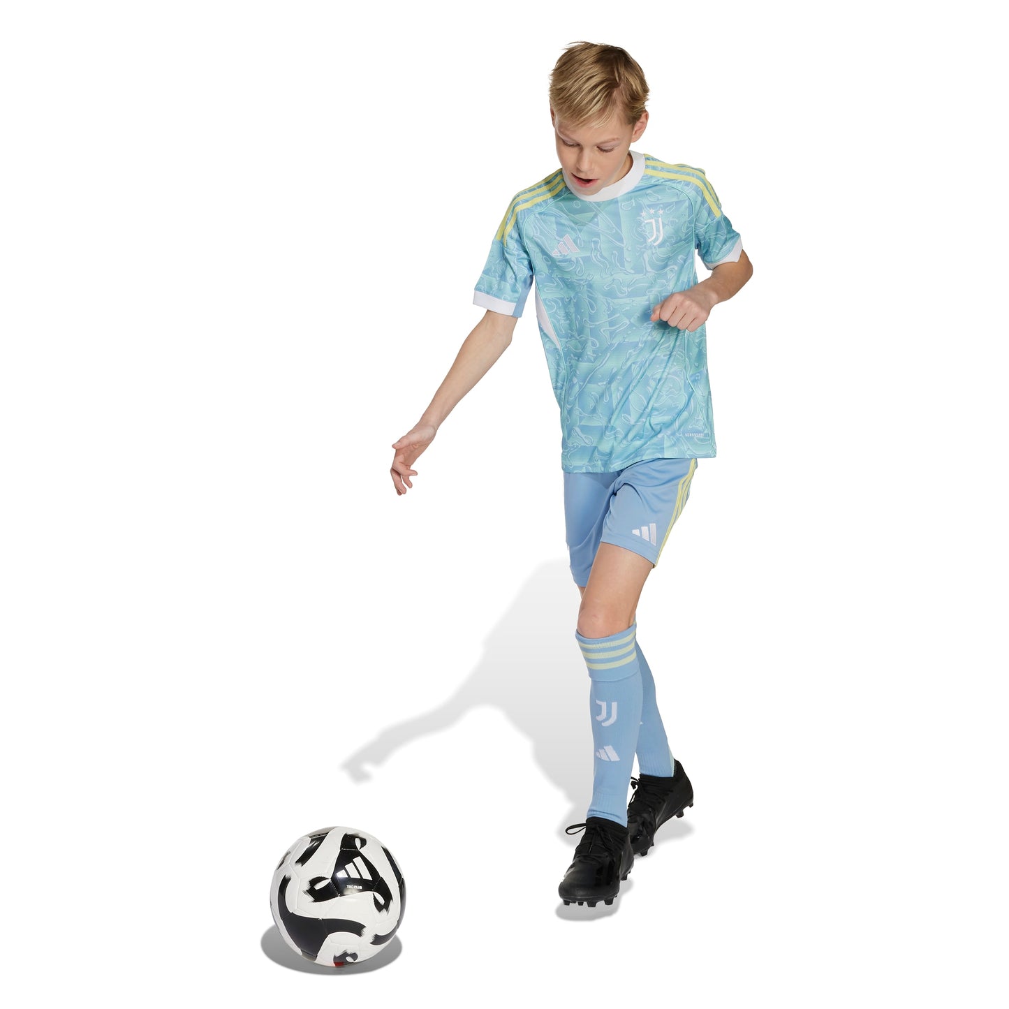 adidas Juventus 25-26 Kids Away Jersey - Ash Blue