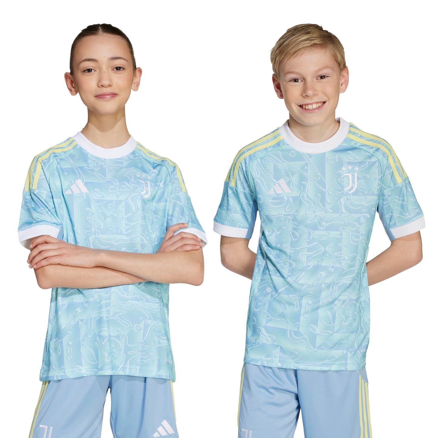 adidas Juventus 25-26 Kids Away Jersey - Ash Blue