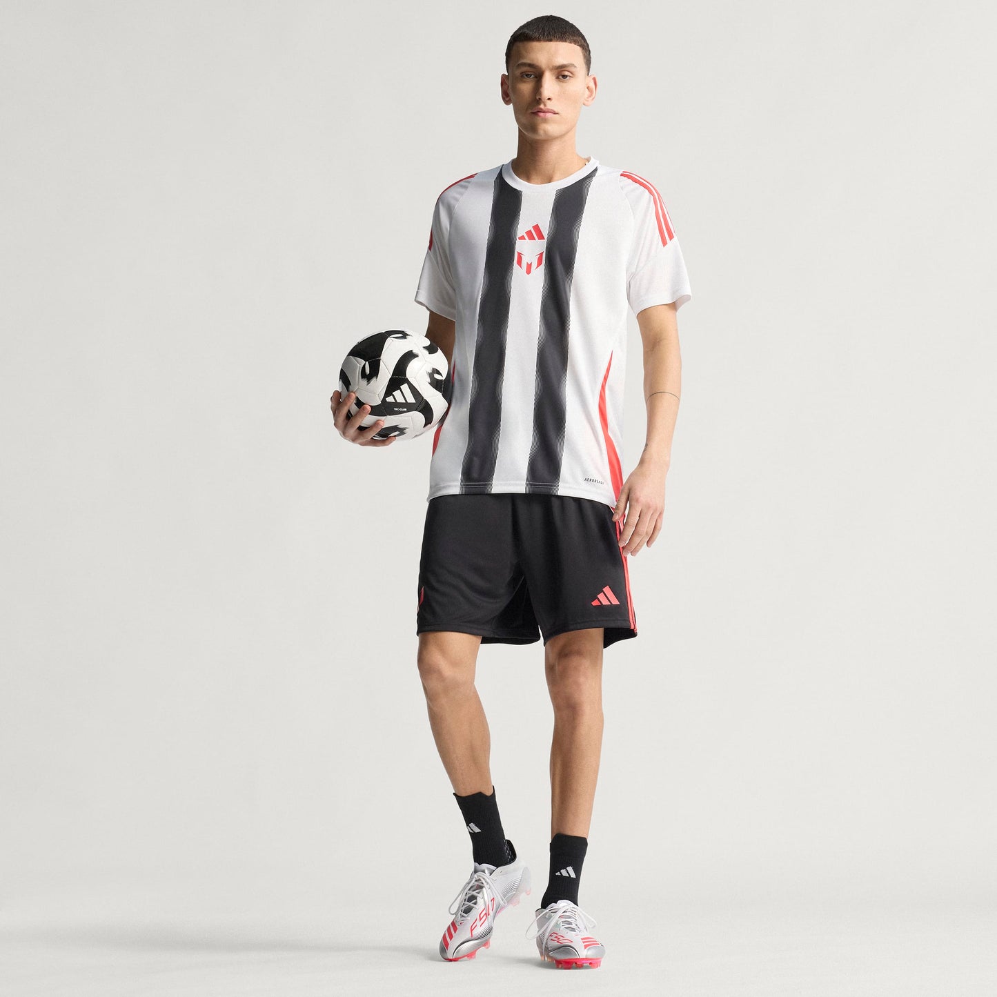 adidas Messi F50 Elite FG - Cloud White / Lucid Red / Silver Metallic