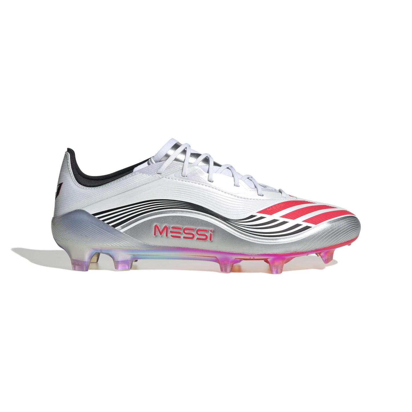 adidas Messi F50 Elite FG - Cloud White / Lucid Red / Silver Metallic