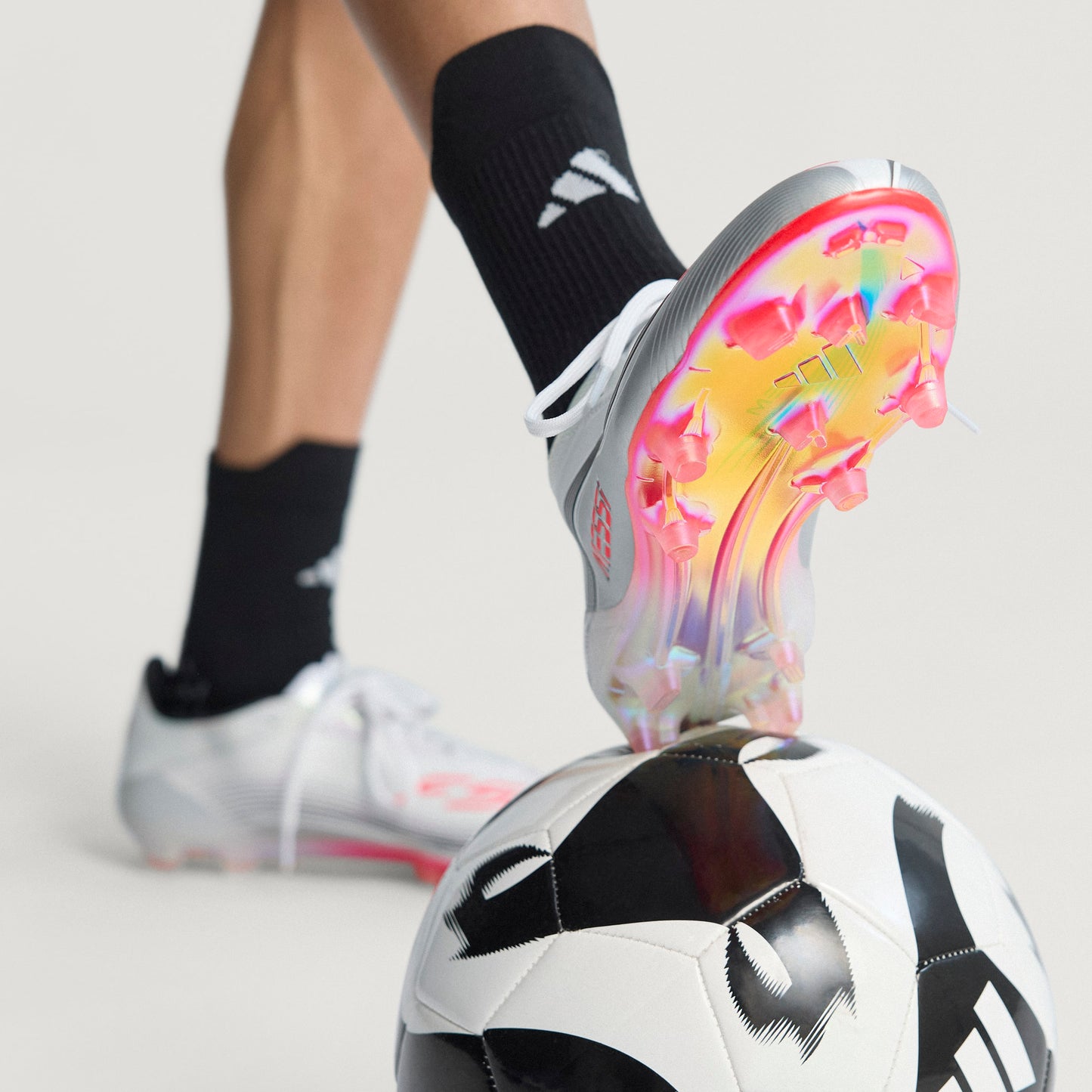 adidas Messi F50 Elite FG - Cloud White / Lucid Red / Silver Metallic