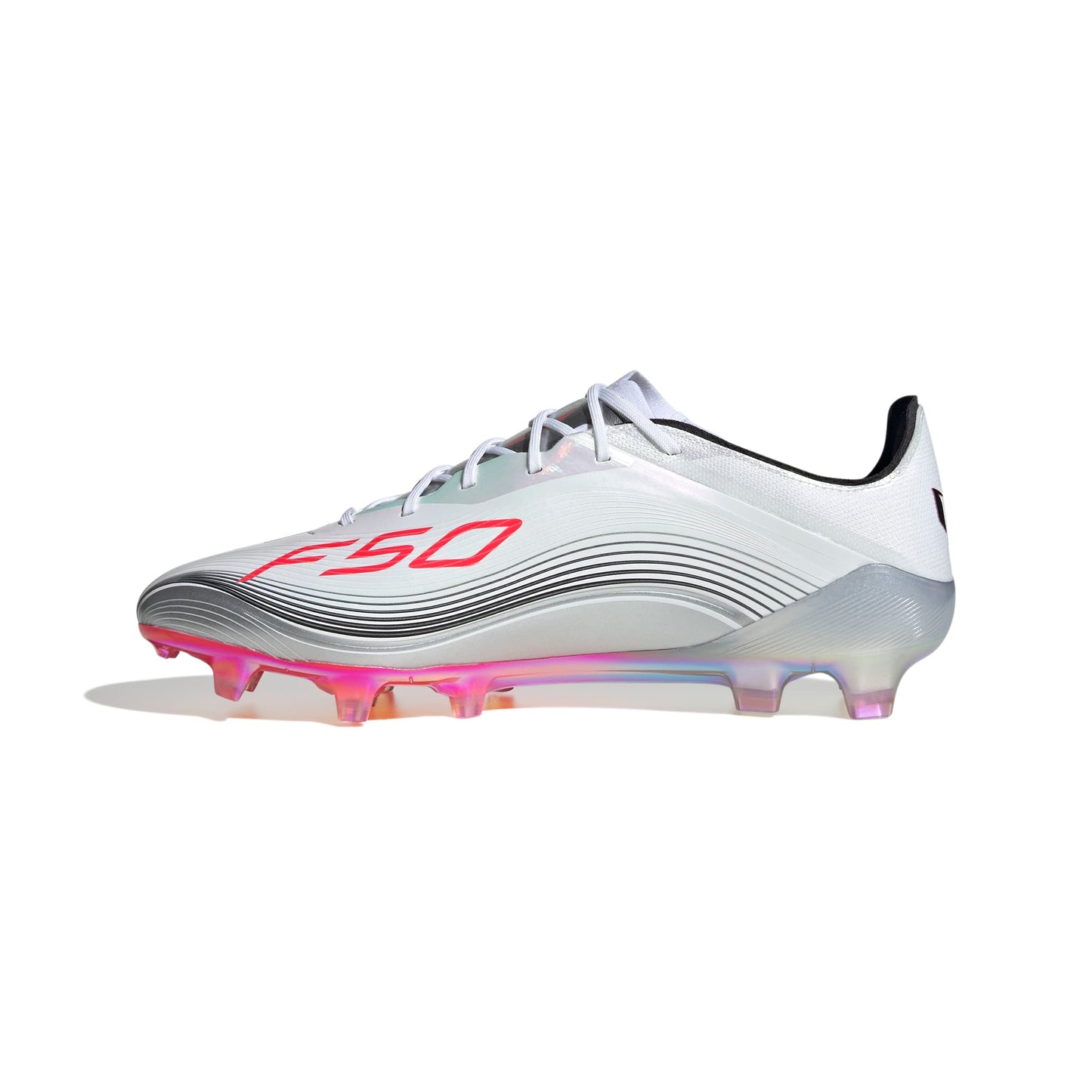 adidas Messi F50 Elite FG - Cloud White / Lucid Red / Silver Metallic