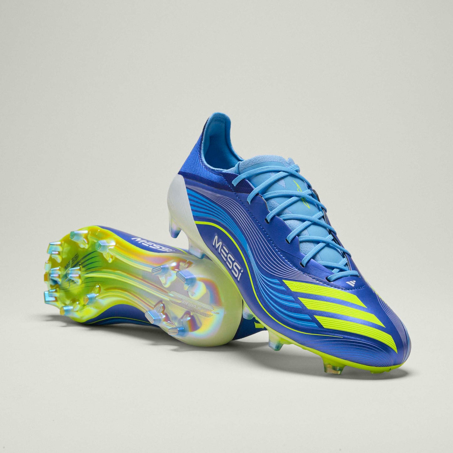 adidas F50 Messi Elite FG - Royal Blue / Solar Yellow / Semi Blue Burst