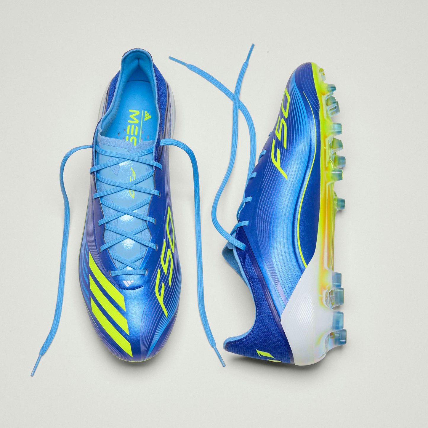 adidas F50 Messi Elite FG - Royal Blue / Solar Yellow / Semi Blue Burst