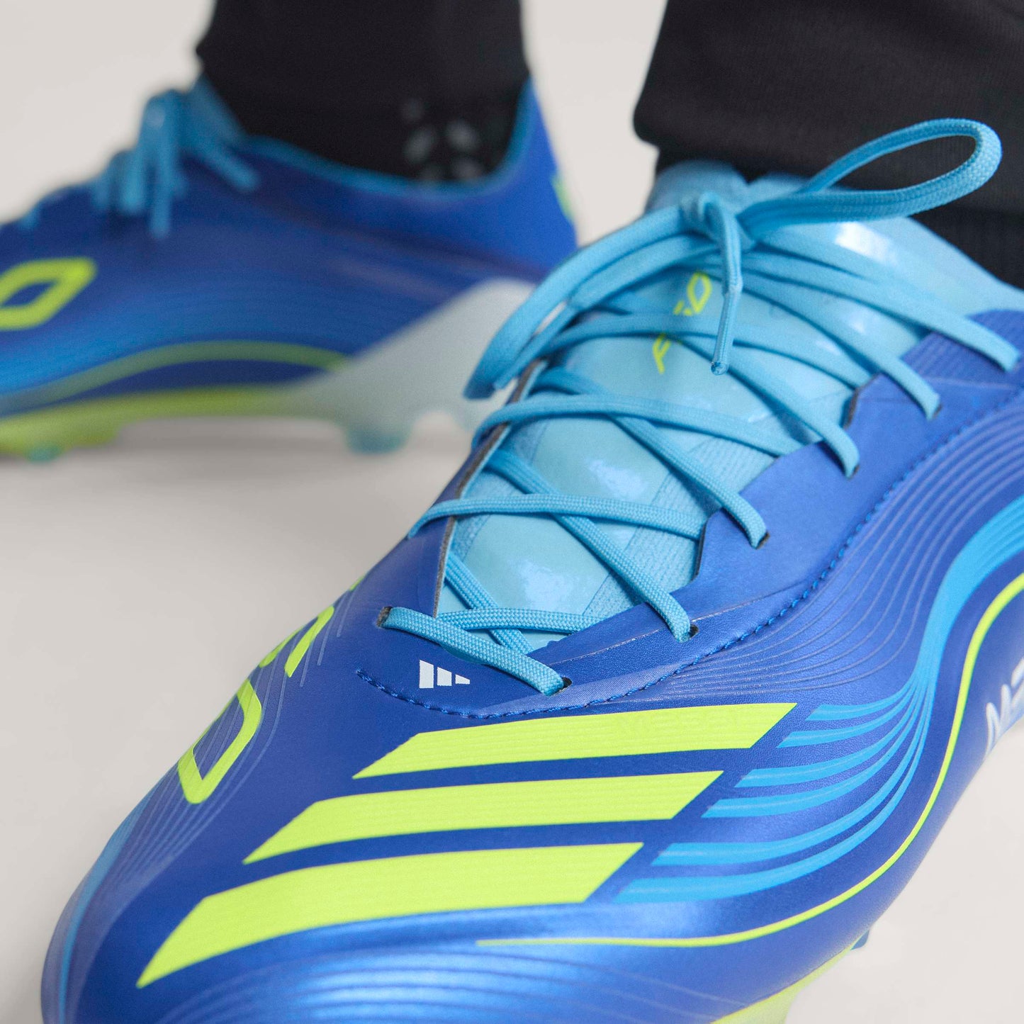 adidas F50 Messi Elite FG - Royal Blue / Solar Yellow / Semi Blue Burst